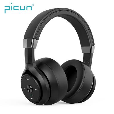 China Headband Picun P28X Over Ear Hybrid Drivers Dual EQ Mode Bluetooth Bass Headphones Added for sale