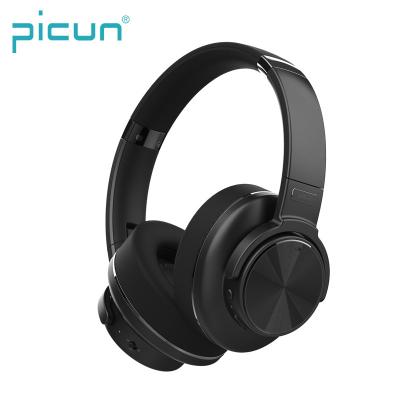 China Headband Picun ANC-02BE Head Set Wireless Bluetooth 5.0 ANC On-Ear Noise Canceling Headset Earphones for sale