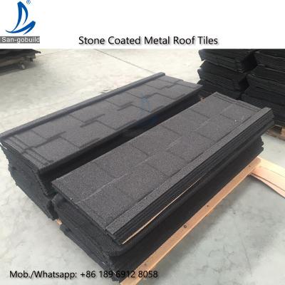 China Flat Style Roof Tile Roof, Step Tile Roofing Sheet, Stone Chip Coated Terracotta Roof Tile for sale