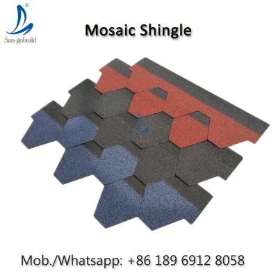 China Factory Sale Chinese Villa Color Roof Shingles, Asphalt Roof Shingle Tiles Price In Philippines for sale