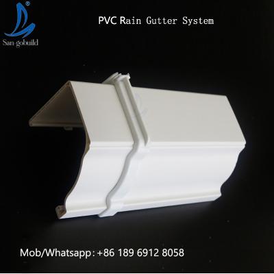 China Wholesale Rainwater Drain System Colored Aluminum Extrusion Rain Gutters for sale