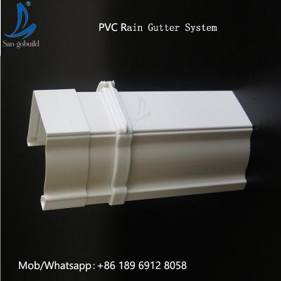 China Philippines Vinyl Roof Rain Gutters, Malaysia PVC Plastic Rain Gutter Best Quality Supplier for sale