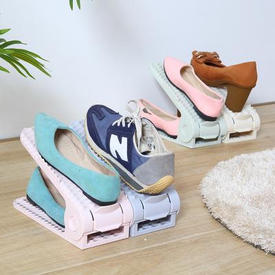 China Easy Assemble Salon Saving Space Multi Color Special Shoe Rack Shoe Support for sale