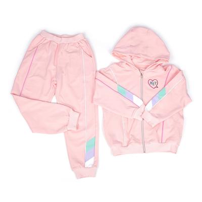 China Wholesale Eco-Friendly Kids Clothes Sport 3-8Years Casual Warm Hoodie Style Little Girls Clothing Sets for sale