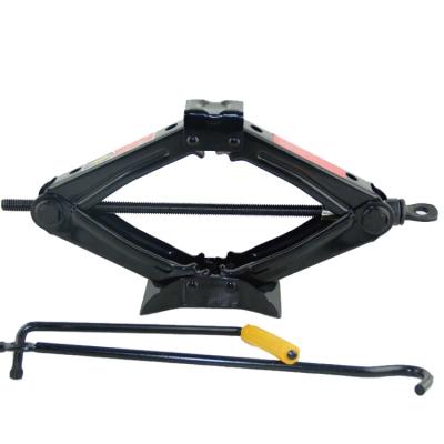 China 1.5T Ton Auto Scissor Wind Up Lifter Foldable Hand Jack For Automotive Emergency Repair Tools Motorcycle Scissor Lift J 39*7.9*8.5cm for sale