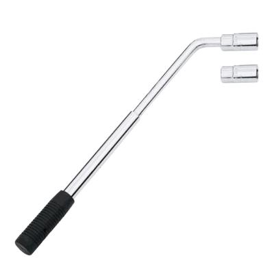 China Retractable Repair Tool Kit Tire Wrench Set L Type Telescopic Extending Hook Ratchet Wrench Set Wheel Socket Wrench for sale