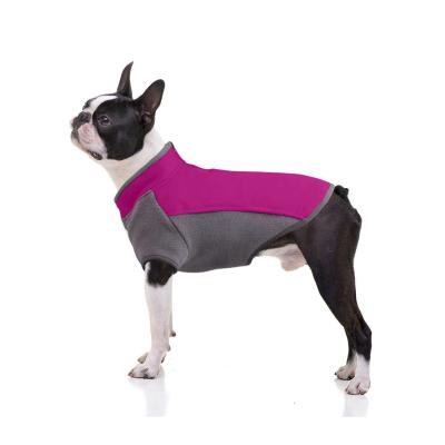 China New stocked pet clothes European and American autumn and winter sweater manufacturers thick warm elastic dog clothes for sale