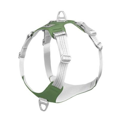 China Sustainable Adjustable Reflective Dog Chest Strap Vest For Small Medium Large Dogs Outdoor Training Protective Dog Harness for sale