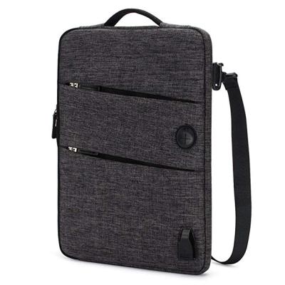 China Waterproof RFID Laptop Bag 14 Inch Laptop Briefcase With With USB Earphone Hole Messenger Bag Outdoor Sling Bag for sale