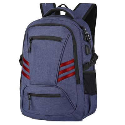 China With USB Durable Waterproof Anti Theft Boys Backpack Camping Computer Rucksacks For Laptops for sale