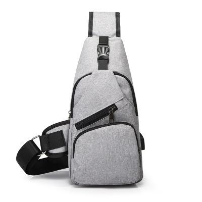 China USB Anti-theft Custom Men's Bag Sling Bag Trunk Filler Outdoor Diagonal Diagonal Shoulder With Adjustable Strap for sale