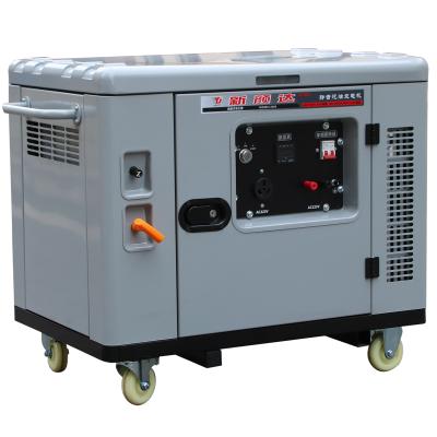 China Small Generator Supply Electric Power Hot Sale 5kw For Hotel Home Use Silent Gasoline Generator for sale