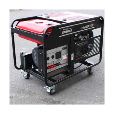 China Home/Project/For European Military Use Single Phase Plug 220v 380v Gasoline Generator/Commercial Use Gasoline Engine For KOHLER for sale