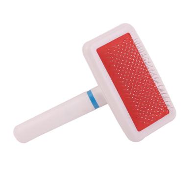 China Dog Cat Hair Removal Comb Stainless Steel Tooth Comb Pet Grooming Durable Dense Comb for sale