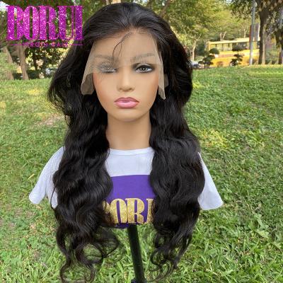 China BoruiHair wave movie t lace wig sellers natural dreadlocks overnight delivery silky straight gluless loose full t scalp all lace front fromt wig for sale