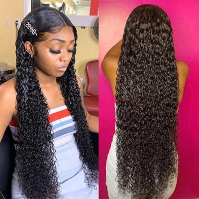 China Wholesale Unprocessed Virgin Hair Wigs Vendor 13x4 Tranparent Borui Hair Baby Hair Front Wig Bleached Knots With Wholesale Lace Curly Curly Frontal Wigs For Black Women for sale