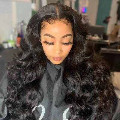 China Hot Selling BORUI Hair Body Wave 13x4 HD Lace Wig 100% Virgin Human Hair Frontal 100% Virgin Hair No Tangle No Shedding Brazilian Hair for sale