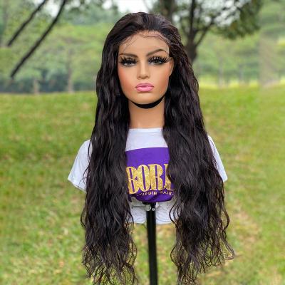 China Indian Body Wave BORUI Good Quality 100% Human Virgin Hair HD Lace Wig Box Dyed 5x5 Body Wave HD Lace Closure Wig For Black Women for sale