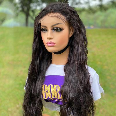 China Swiss Popular Full Body Wave 5x5 Lace Virgin HD Lace Closure Wigs 180% Body Wave And 250% Density Human Hair HD Lace Wig for sale