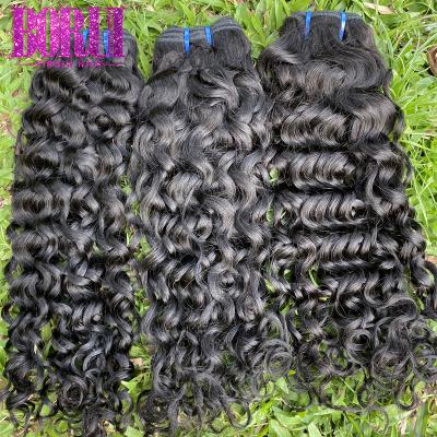 China No Snynetic Virgin Hair Gray Or Cuticle Aligned Peruvian Hair Weft Cheap Hair Extensions Big Water Wave 8-32 Inch Stock Fast Delivery for sale