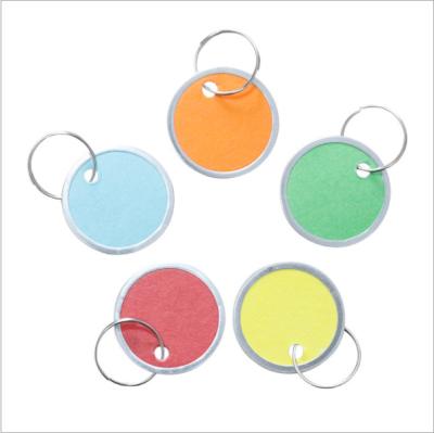 China Custom Wholesale Aluminum Alloy Metal Aluminum Plain Tags for Pet Key Accessories Key Chain for sale