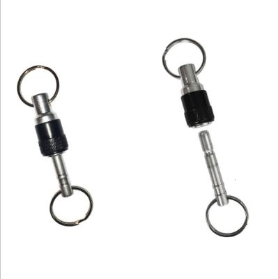 China Quick Release Aluminum Portable Separable Aluminum Keychain Keychain Metal Key Chain for sale