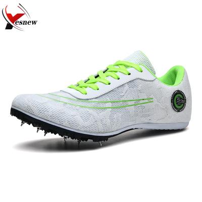 China Fashion Trend Hot Selling Spikes Shoes Men Field Sports Track Sneakers Professional High Speed ​​Athlete Running Training Scarpe Uomo for sale