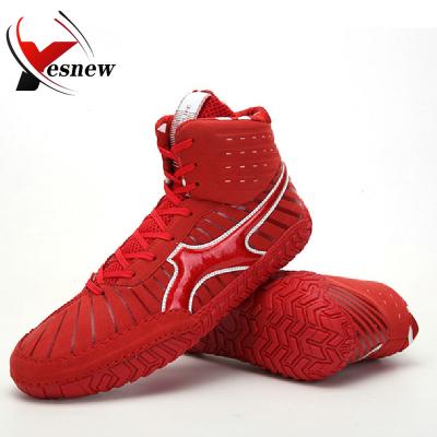 China Weightlifting Trainers New Rubber Spring Fitness Tops Sports Shoes Men's High Quality Non-slip Wrestling Boxing Tops Sneakers for sale