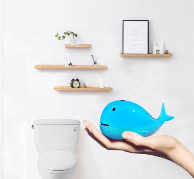 China Steel Manufacturer Supply Direct Toilet Deodorization Odor Household Blue Whale Dolphin Dolphin Mount Cleaner for sale