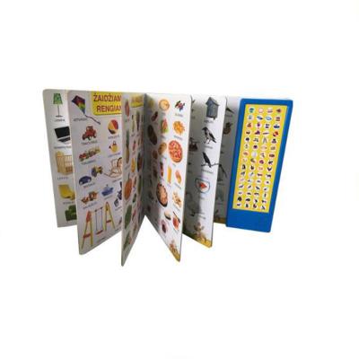 China Children Education Learning Sound Book 60 Buttons High Quality ABS Material Module For Children Sound Book for sale