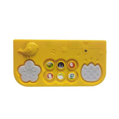 China Push Button Game Music Pre-Recorded Flower Shape Push Button Module Sound Sound Chip Module For Kids Book for sale