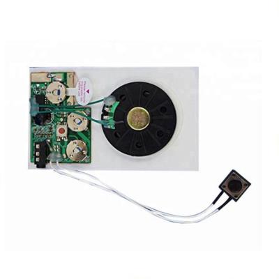 China Electronic Device For Cards Customized High Visible Voice Sound Card Recording Sound Module For Greeting Cards for sale