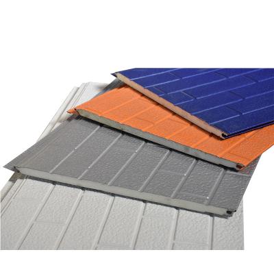 China Modern 16Mm Polyurethane Energy Saving Sandwich Panel Cut Out Metal Insulation Board Used For Self Build House In Rural Area for sale