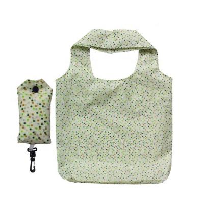 China Eco-friendly Hot Sale Polyester Folding Reusable Shopping Bags Reusable Bags Chain Shopping Bag for sale