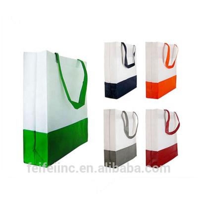 China Eco - Friendly Customize Folding Tote Non Woven Bag / PP Shopping Non Woven Bag Factory for sale