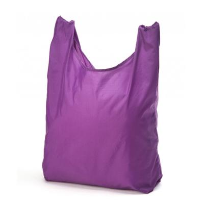 China Eco - Friendly Customs Disposable Polyester Or RPET Material Reusable Supermarket Shopping Bag for sale