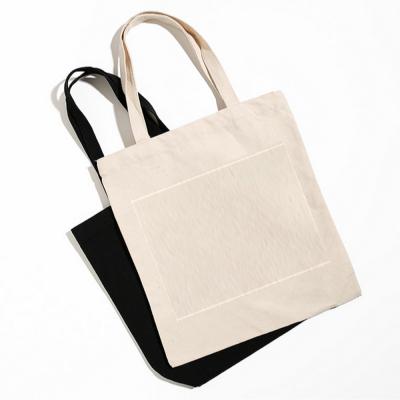 China Single Canvas Handled Cotton Sack Tote Bag Customized Tote Bag With Printed Logo for sale