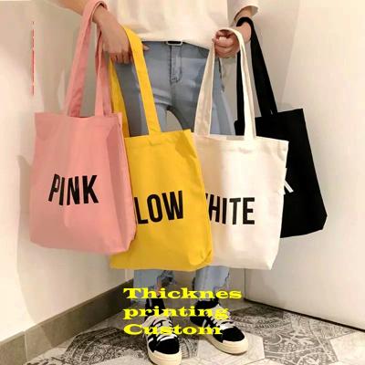 China 100% Canvas Tote Bag Cotton Cavas Cotton Tote Bag Eco-Friendly Wholesale Customized Buying Custom Logos for sale