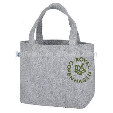 China Professional Wholesaler Eco - Friendly Long Strap Felt Shoulder Tote Bag for sale