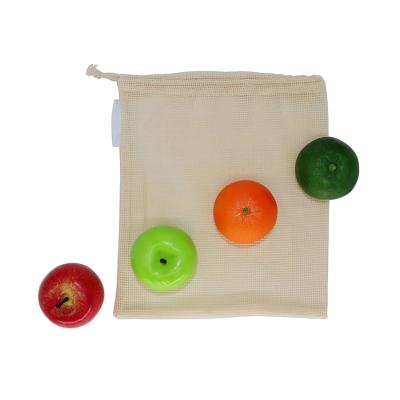 China HOT SALE Reusable Natural Cotton Fruit Mesh Bag Vegetable Drawstring Bags Produce Bag for sale