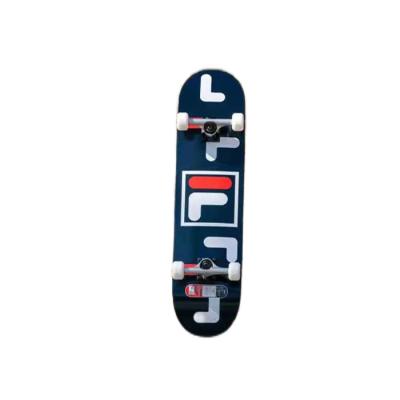 China And white fashion lightweight model skateboard dark blue imported long rubber skateboard deck longboard dance full set for sale