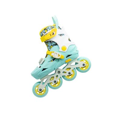 China Professional Sports Kids Active Roller Skates Freestyle 4 Wheel High Quality Dual Flat Casual Mode New Inline Skates Integrated Kids Skates for sale