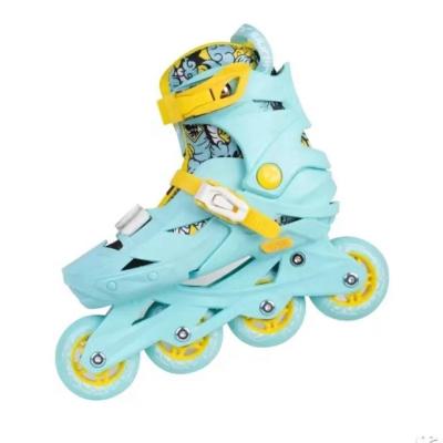 China Hot Selling Sports Roller Skate Shoes High Quality High Quality Low Price Integrated Roller Skates Active Freestyle 4 Wheel Kids Figure Skating Shoes for sale