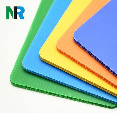 China Lightweight Hot Sale For Plastic 2mm 3mm 4mm 5mm PP Grooved Polypropylene Corrugated Sheet for sale