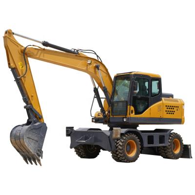 China Factory 13.5 Ton Wheel Excavator Construction Workiing New Arrival Heavy Construction Machinery Excavator for sale