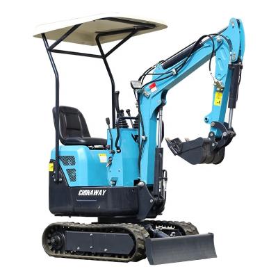 China New Powerful Small Digger Cheap Hydraulic Crawler Digger Excavator 1 1.2 1.5 Ton Free Shipping For Mini Excavator With All Kinds Of Attachment for sale