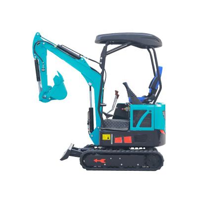 China 1000 Kg Mini Excavator Mini Digger Powerful Mini Micro Excavator Digger With Ripper Rake Hammer For Soil Digging Machine for sale