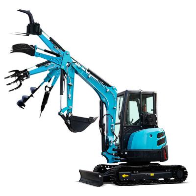 China Powerful Hot Sale Backhoe Mini Excavator Micro 3.5 Mini Excavator For Farming Powerful Digger for sale