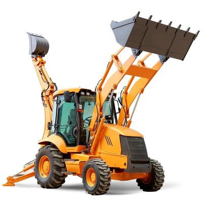 China Powerful Loading Middle and Small Size New Products Mini Tractor Backhoe Loader for Mining Loading and Digging Application for sale