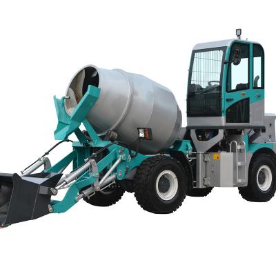 China Self loading and self unloading concrete mixer cheap price big drum volume self loading concrete mixer truck for sale for sale